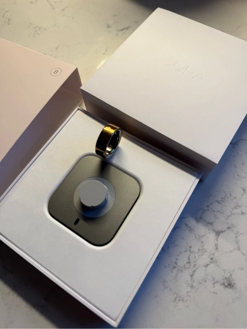 Oura Ring 4 Gold (Size 8) - Brand New in Box